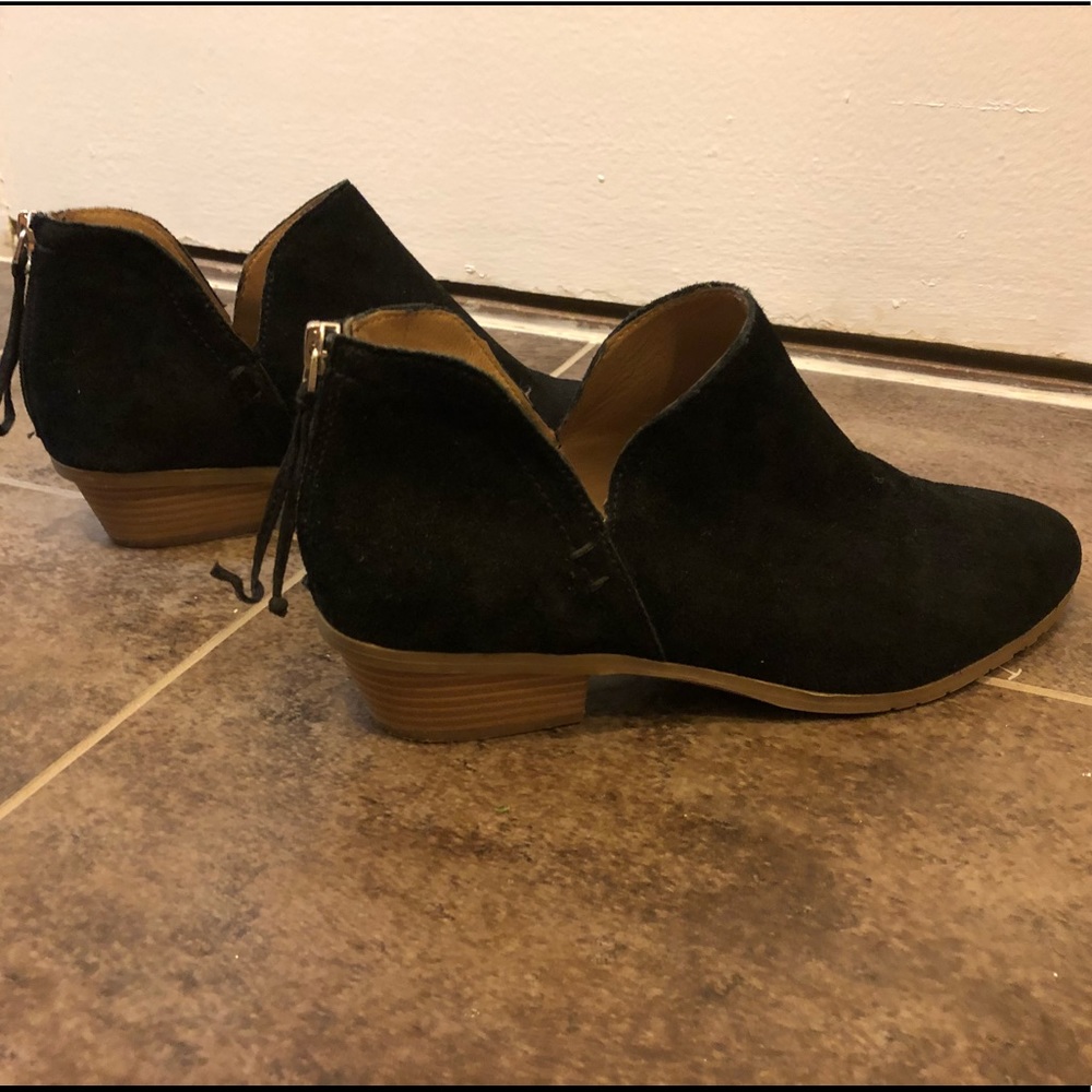 Kenneth Cole REACTION black booties size 10
